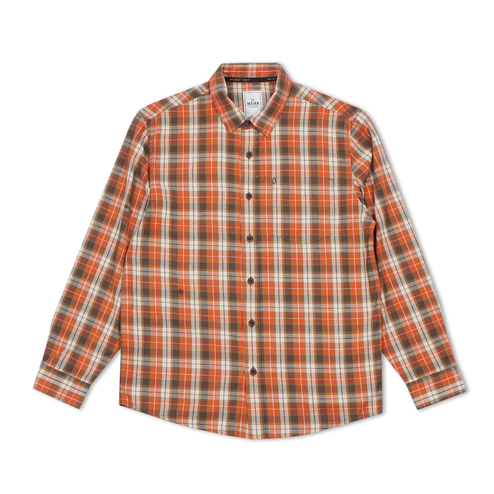 SHIRT BASIC LONG SLEEVE Texas C021 Orange